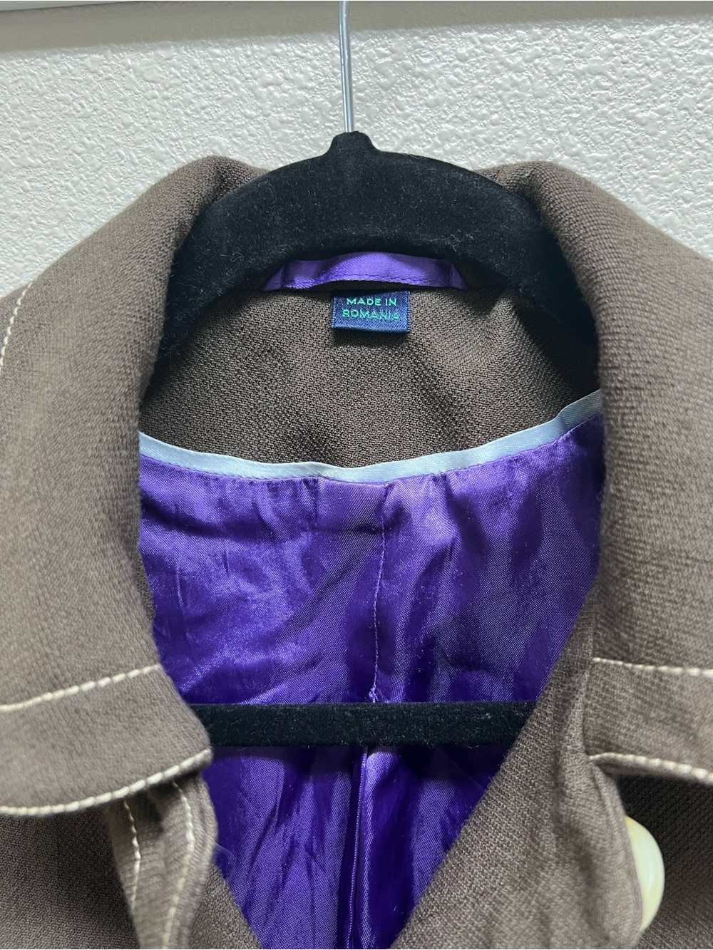 Boden Chocolate Brown Button-Front Tailored Jacket - Picture 3 of 12